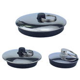 3 PCS Sink Rubber Plug Wash Basin Bathtub Plug Mop Pool Laundry Pool Blocking Plug, S, M, L